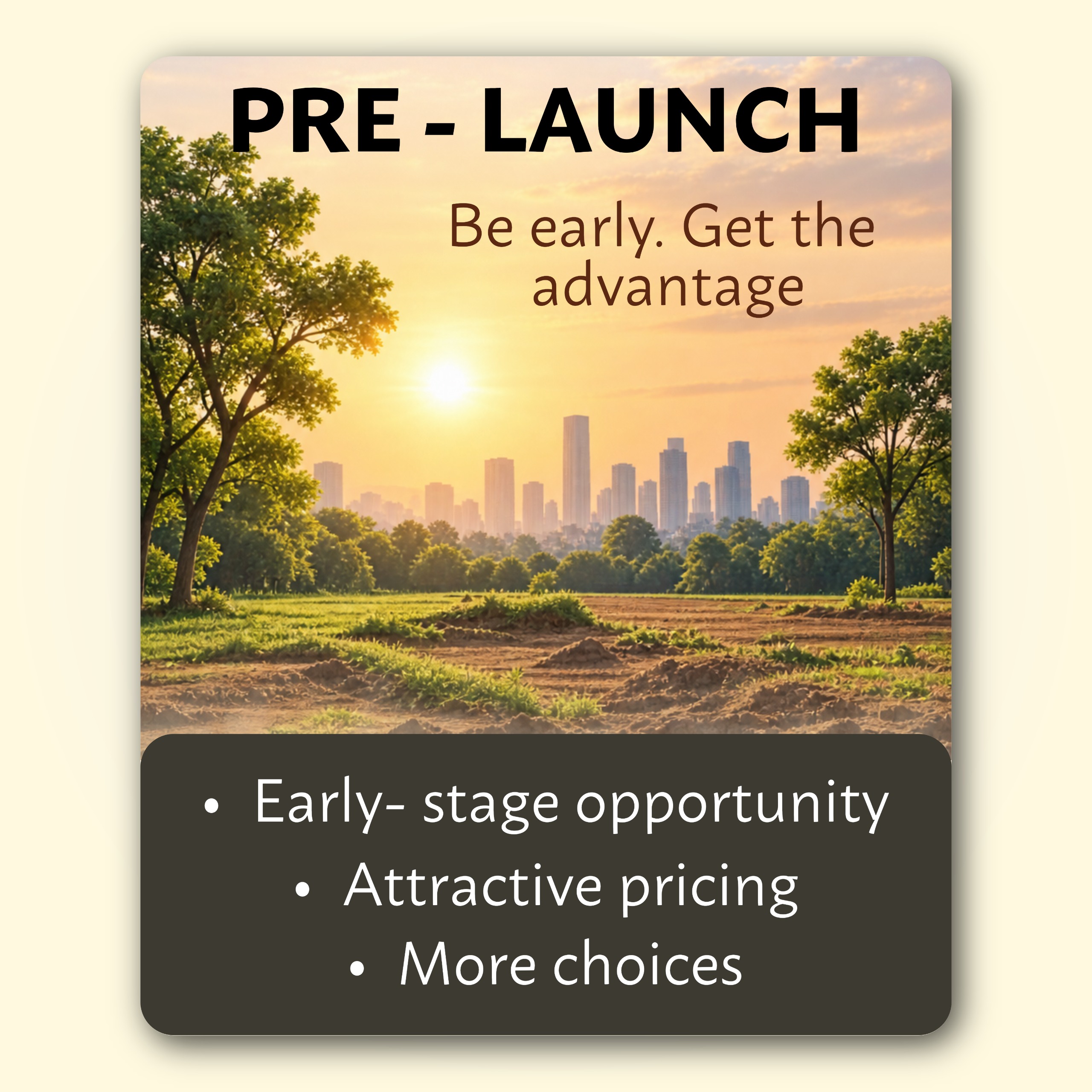 Pre Launch Projects